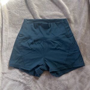Born Primitive Women's Athletic Teal Shorts